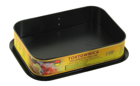 TORTOWNICA PROSTOKĄTNA NON-STICK POLSKA BLACHA 34