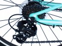 ROWER 24 QUEEN MTB AMORTYZOWANY SHIMANO ALUMINIUM BIAŁY TURKUS