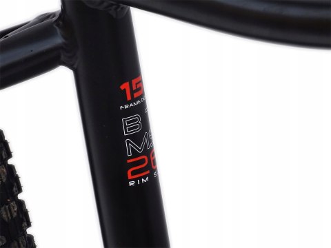 ROWER 26 STORM GÓRSKI MTB ALUMINIOWY RACER 1.0 15'' CZARNY +ZAMKNIĘCIE