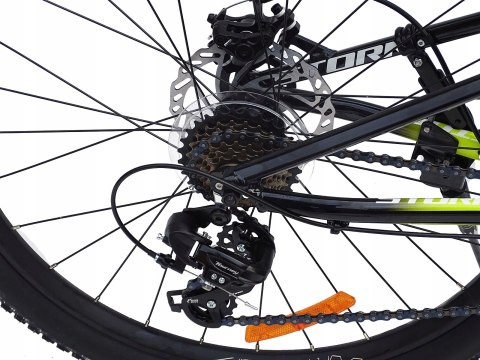 ROWER 26 STORM GÓRSKI MTB ALUMINIOWY RACER 1.0 15'' CZARNY +ZAMKNIĘCIE