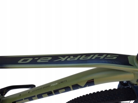 ROWER 29 2.0 STORM SHARK MĘSKI GÓRSKI MTB ALUMINIOWY 19'' HYDRAULIKA OLIWKA