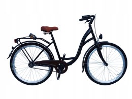 ROWER 26 STORM 1-BIEGOWY czarny AMSTERDAM velostell zwykła damka