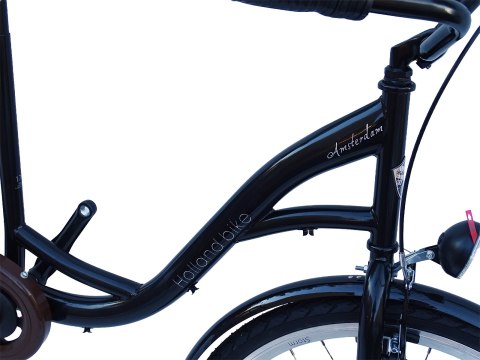 ROWER 26 STORM 1-BIEGOWY czarny AMSTERDAM velostell zwykła damka