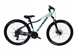ROWER 27,5 1.0 STORM SHARK GÓRSKI MTB ALUMINIOWY 15'' turkus/czarny