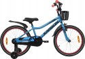 ROWER KARBON COMET 20'' DLA CHŁOPCA Z KÓŁKAMI BOCZNYMI ROWEREK NIEBIESKI