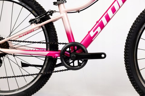 ROWER 24 QUEEN MTB AMORTYZOWANY SHIMANO ALUMINIUM RÓŻOWO RÓŻOWY