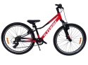 ROWER 24 RACER MTB AMORTYZOWANY SHIMANO ALUMINIUM CZERWONO-CZARNY