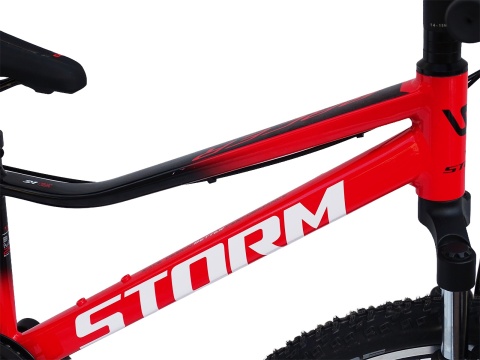 ROWER 24 RACER MTB AMORTYZOWANY SHIMANO ALUMINIUM CZERWONO-CZARNY