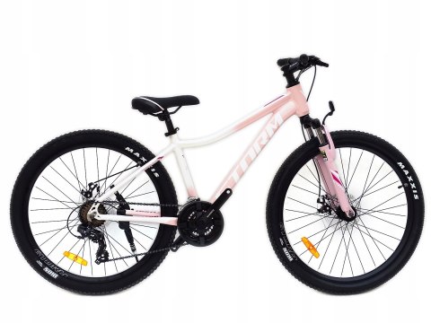 ROWER 26 STORM GÓRSKI MTB ALUMINIOWY QUEEN 1.0 15'' biało-różowy