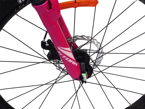ROWER 26 STORM GÓRSKI MTB ALUMINIOWY QUEEN 1.0 15'' biało-różowy