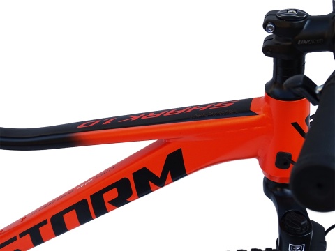 ROWER 27,5 1.0 STORM SHARK GÓRSKI MTB ALUMINIOWY 15'' POMARAŃCZOWY NA KOMUNIĘ m