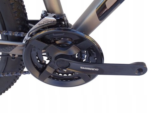 ROWER 29 2.0 STORM SHARK MĘSKI GÓRSKI MTB ALUMINIOWY 21'' CZARNY MAT