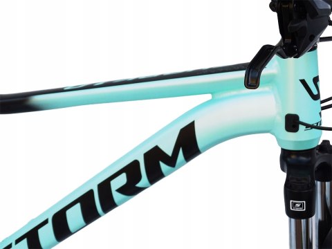 ROWER 29 STORM SHARK GÓRSKI MTB ALUMINIOWY 16'' TURKUSOWY czarny