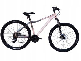 ROWER 29 STORM SHARK GÓRSKI MTB ALUMINIOWY 18'' TARCZOWE RÓŻOWY grafitowy