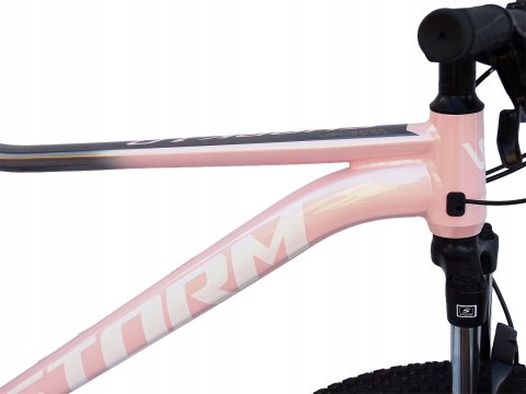 ROWER 29 STORM SHARK GÓRSKI MTB ALUMINIOWY 18'' TARCZOWE RÓŻOWY grafitowy
