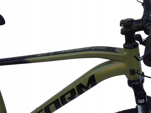 ROWER 29 STORM SHARK GÓRSKI MTB ALUMINIOWY RAMA 17'' OLIWKOWY mat tarczowe
