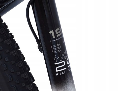ROWER 29 STORM SHARK GÓRSKI MTB ALUMINIOWY RAMA 19'' BIAŁY czarny tarczowe