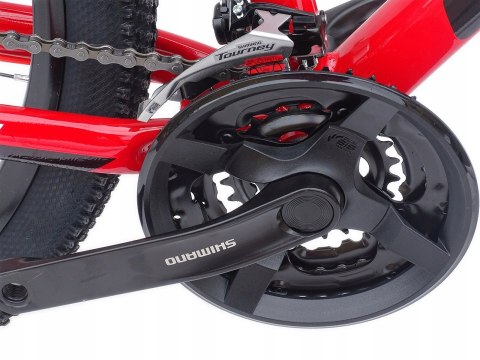 ROWER 29 STORM SHARK GÓRSKI MTB ALUMINIOWY RAMA 19'' BIAŁY czarny tarczowe