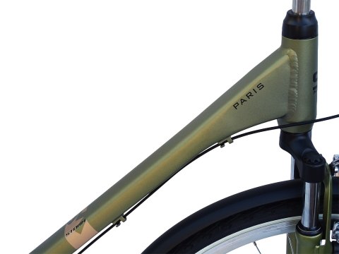 ROWER STORM PARIS ALUMINIOWY 28/3 NEXUS 19' AMORTYZOWANY pistacjowy mat